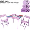 image:imageDisney Stitch Kids Activity Table and Chair Set 3Piece Folding Toddler Table with 2 Chairs Padded Seats Durable Frame for Play Crafts amp SnacksJojo Siwa