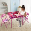 image:imageDisney Stitch Kids Activity Table and Chair Set 3Piece Folding Toddler Table with 2 Chairs Padded Seats Durable Frame for Play Crafts amp SnacksMulti Color