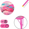 image:imageDisney Stitch Kids Activity Table and Chair Set 3Piece Folding Toddler Table with 2 Chairs Padded Seats Durable Frame for Play Crafts amp SnacksMulti Color