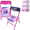 image:imageDisney Stitch Kids Activity Table and Chair Set 3Piece Folding Toddler Table with 2 Chairs Padded Seats Durable Frame for Play Crafts amp SnacksMy Little Pony