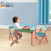image:imageDisney Stitch Kids Activity Table and Chair Set 3Piece Folding Toddler Table with 2 Chairs Padded Seats Durable Frame for Play Crafts amp SnacksPeanuts