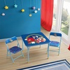 image:imageDisney Stitch Kids Activity Table and Chair Set 3Piece Folding Toddler Table with 2 Chairs Padded Seats Durable Frame for Play Crafts amp SnacksSonic the Hedgehog