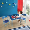 image:imageDisney Stitch Kids Activity Table and Chair Set 3Piece Folding Toddler Table with 2 Chairs Padded Seats Durable Frame for Play Crafts amp SnacksSonic the Hedgehog