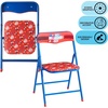image:imageDisney Stitch Kids Activity Table and Chair Set 3Piece Folding Toddler Table with 2 Chairs Padded Seats Durable Frame for Play Crafts amp SnacksSpidey and His Amazing Friends