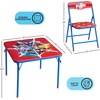 image:imageDisney Stitch Kids Activity Table and Chair Set 3Piece Folding Toddler Table with 2 Chairs Padded Seats Durable Frame for Play Crafts amp SnacksSpidey and His Amazing Friends