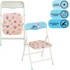 image:imageDisney Stitch Kids Activity Table and Chair Set 3Piece Folding Toddler Table with 2 Chairs Padded Seats Durable Frame for Play Crafts amp SnacksStitch