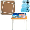 image:imageDisney Stitch Kids Activity Table and Chair Set 3Piece Folding Toddler Table with 2 Chairs Padded Seats Durable Frame for Play Crafts amp SnacksStitch