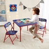image:imageDisney Stitch Kids Activity Table and Chair Set 3Piece Folding Toddler Table with 2 Chairs Padded Seats Durable Frame for Play Crafts amp SnacksSuper Mario