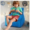 image:imageIdea Nuova Bluey Kids Micromink Bean Bag Sofa ChairSoft Padded Toddler Seat with Piping amp Carry HandleCozy Lounge Chair for Ages 3Blues Clues