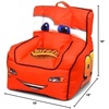 image:imageIdea Nuova Bluey Kids Micromink Bean Bag Sofa ChairSoft Padded Toddler Seat with Piping amp Carry HandleCozy Lounge Chair for Ages 3Cars