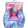 image:imageIdea Nuova Bluey Kids Micromink Bean Bag Sofa ChairSoft Padded Toddler Seat with Piping amp Carry HandleCozy Lounge Chair for Ages 3Frozen 2 Purple