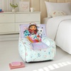 image:imageIdea Nuova Bluey Kids Micromink Bean Bag Sofa ChairSoft Padded Toddler Seat with Piping amp Carry HandleCozy Lounge Chair for Ages 3Gabbys Dollhouse