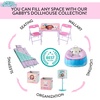 image:imageIdea Nuova Bluey Kids Micromink Bean Bag Sofa ChairSoft Padded Toddler Seat with Piping amp Carry HandleCozy Lounge Chair for Ages 3Gabbys Dollhouse