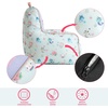 image:imageIdea Nuova Bluey Kids Micromink Bean Bag Sofa ChairSoft Padded Toddler Seat with Piping amp Carry HandleCozy Lounge Chair for Ages 3Gabbys Dollhouse