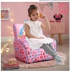 image:imageIdea Nuova Bluey Kids Micromink Bean Bag Sofa ChairSoft Padded Toddler Seat with Piping amp Carry HandleCozy Lounge Chair for Ages 3Minnie Mouse