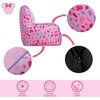 image:imageIdea Nuova Bluey Kids Micromink Bean Bag Sofa ChairSoft Padded Toddler Seat with Piping amp Carry HandleCozy Lounge Chair for Ages 3Minnie Mouse