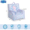 image:imageIdea Nuova Bluey Kids Micromink Bean Bag Sofa ChairSoft Padded Toddler Seat with Piping amp Carry HandleCozy Lounge Chair for Ages 3Peppa Pig