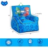 image:imageIdea Nuova Bluey Kids Micromink Bean Bag Sofa ChairSoft Padded Toddler Seat with Piping amp Carry HandleCozy Lounge Chair for Ages 3Pj Mask