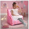 image:imageIdea Nuova Bluey Kids Micromink Bean Bag Sofa ChairSoft Padded Toddler Seat with Piping amp Carry HandleCozy Lounge Chair for Ages 3Princess