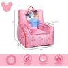 image:imageIdea Nuova Bluey Kids Micromink Bean Bag Sofa ChairSoft Padded Toddler Seat with Piping amp Carry HandleCozy Lounge Chair for Ages 3Princess