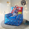 image:imageIdea Nuova Bluey Kids Micromink Bean Bag Sofa ChairSoft Padded Toddler Seat with Piping amp Carry HandleCozy Lounge Chair for Ages 3Spidey and Friends