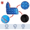 image:imageIdea Nuova Bluey Kids Micromink Bean Bag Sofa ChairSoft Padded Toddler Seat with Piping amp Carry HandleCozy Lounge Chair for Ages 3Spidey and Friends