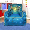 image:imageIdea Nuova Bluey Kids Micromink Bean Bag Sofa ChairSoft Padded Toddler Seat with Piping amp Carry HandleCozy Lounge Chair for Ages 3Toy Story 4