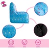 image:imageIdea Nuova Bluey Kids Micromink Bean Bag Sofa ChairSoft Padded Toddler Seat with Piping amp Carry HandleCozy Lounge Chair for Ages 3Trolls