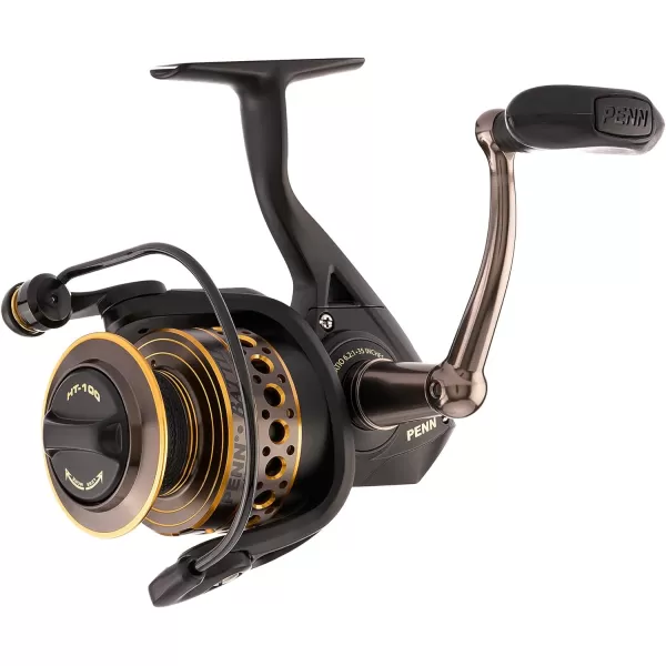 PENN Battle Spinning Reel Kit, Size 5000, Includes Reel Cover and Spare Anodized Aluminum Spool, Right/Left Handle Position, HT-100 Front Drag System