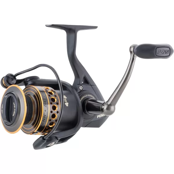 PENN Battle Spinning Reel Kit, Size 5000, Includes Reel Cover and Spare Anodized Aluminum Spool, Right/Left Handle Position, HT-100 Front Drag System