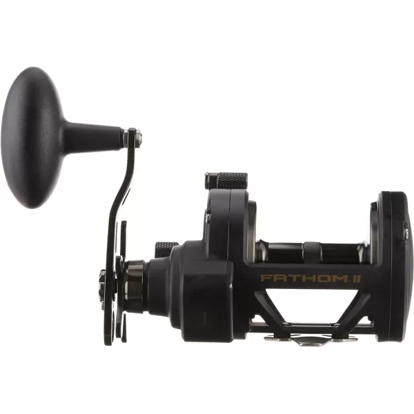 PENN Fathom II Star Drag Conventional Fishing Reel, Black Gold, 25N