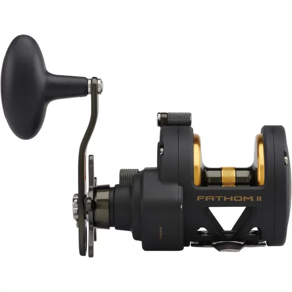 PENN Fathom II Star Drag Conventional Fishing Reel, Black Gold, 25N