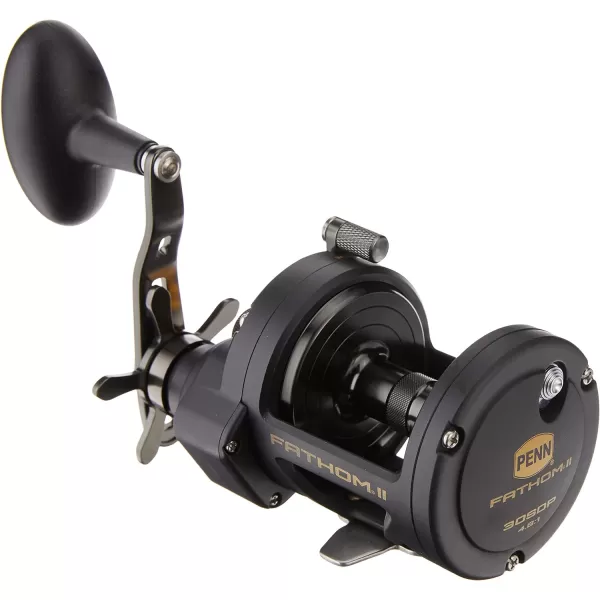 PENN Fathom II Star Drag Conventional Fishing Reel, Black Gold, 25N