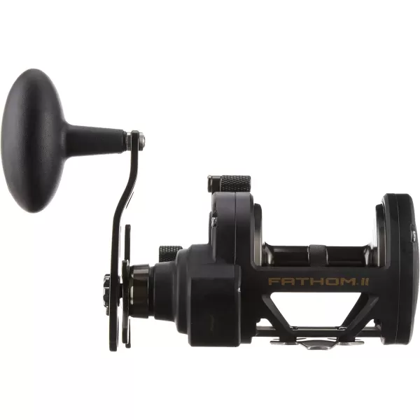 PENN Fathom II Star Drag Conventional Fishing Reel, Black Gold, 25N