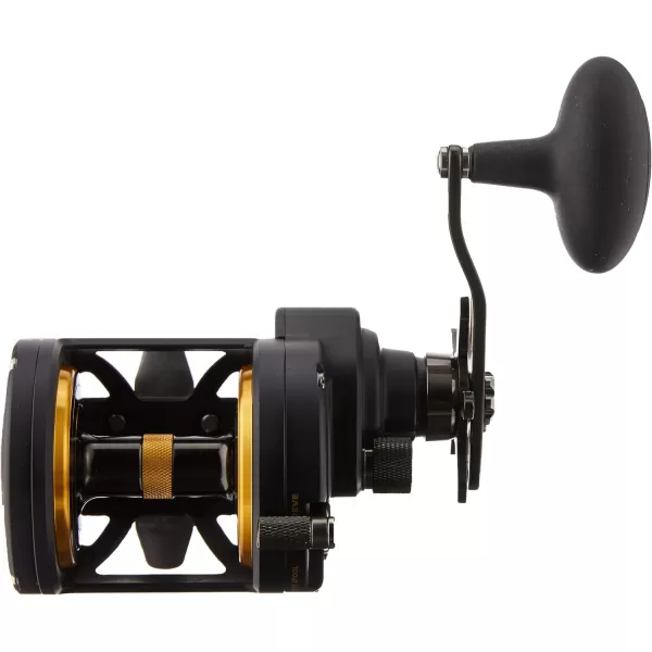 PENN Fathom II Star Drag Conventional Fishing Reel, Black Gold, 25N