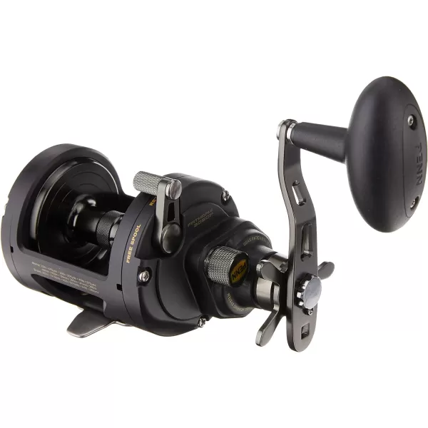 PENN Fathom II Star Drag Conventional Fishing Reel, Black Gold, 25N