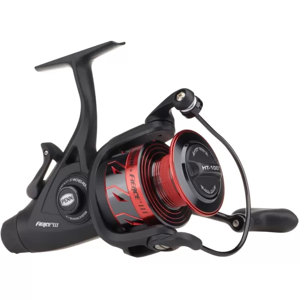 PENN Fierce III Spinning Inshore Fishing Reel, Size 2000, Right/Left Handle Position, 5 Bearings for Smooth Operation