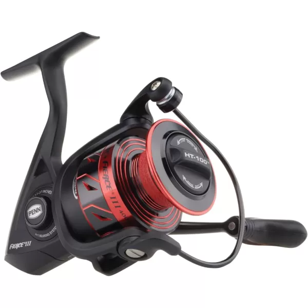 PENN Fierce III Spinning Inshore Fishing Reel, Size 2000, Right/Left Handle Position, 5 Bearings for Smooth Operation