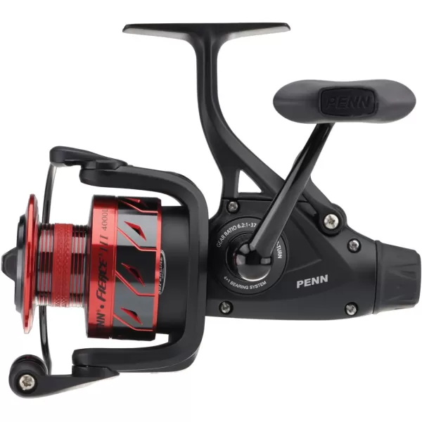 PENN Fierce III Spinning Inshore Fishing Reel, Size 2000, Right/Left Handle Position, 5 Bearings for Smooth Operation