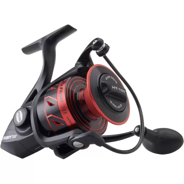 PENN Fierce III Spinning Inshore Fishing Reel, Size 2000, Right/Left Handle Position, 5 Bearings for Smooth Operation