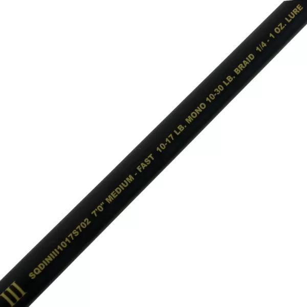 PENN Fishing Squadron III Inshore Spinning Fishing Rod Titanium/Red/Gold, 7' - Light - 4-10lb - 1pc 