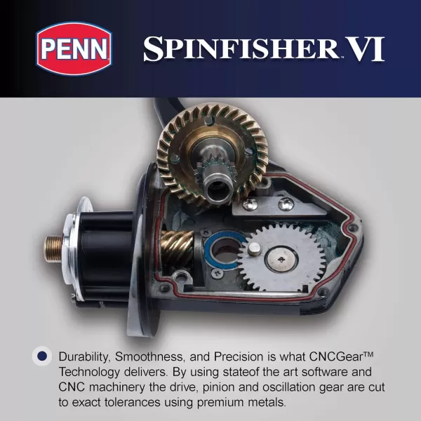 PENN Spinfisher VI Spinning Fishing Reel