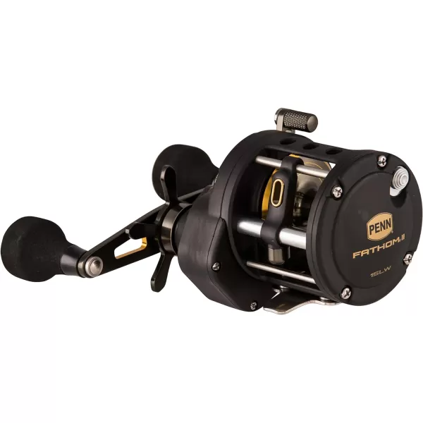 Penn Fathom II Level Wind Multiplier Reel - Saltwater Fishing Reel for Boat, Shore and Kayak Fishing