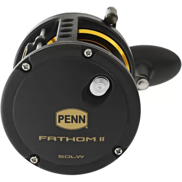 Penn Fathom II Level Wind Multiplier Reel - Saltwater Fishing Reel for Boat, Shore and Kayak Fishing