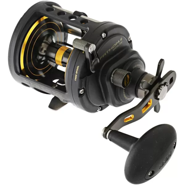Penn Fathom II Level Wind Multiplier Reel - Saltwater Fishing Reel for Boat, Shore and Kayak Fishing