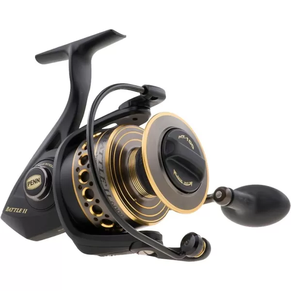 PENN Battle Spinning Reel Kit, Size 5000, Includes Reel Cover and Spare Anodized Aluminum Spool, Right/Left Handle Position, HT-100 Front Drag System