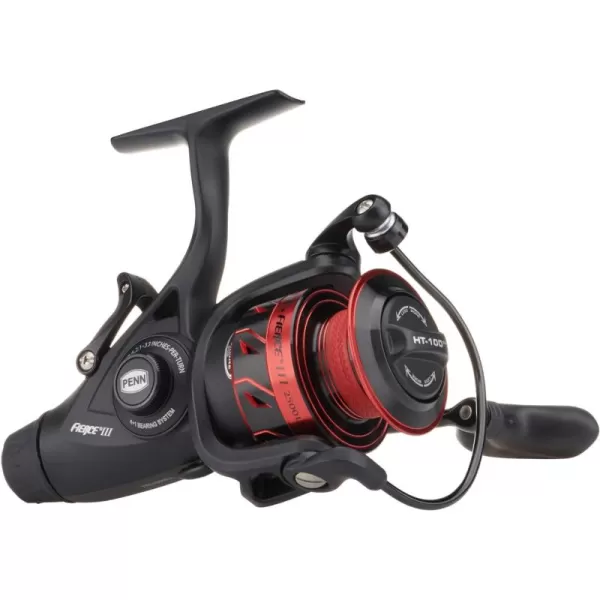 PENN Fierce III Spinning Inshore Fishing Reel, Size 2000, Right/Left Handle Position, 5 Bearings for Smooth Operation
