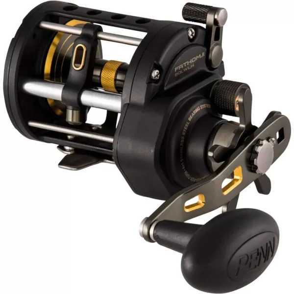 Penn Fathom II Level Wind Multiplier Reel - Saltwater Fishing Reel for Boat, Shore and Kayak Fishing