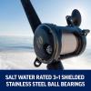 imagePENN Squall II Level Wind Conventional Reel and Fishing Rod Combo BlackGold
