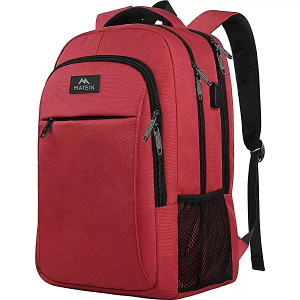 MATEIN Laptop Backpack for Womens, School Backpack with USB Port for Student Supplies and College Accessories, Water Resistant Travel Daypack Cute Book Bag for Teens and Ladies Fit 15.6 In Computer